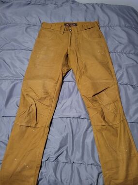Walls Men's Chore Chinos in Brown-Tan